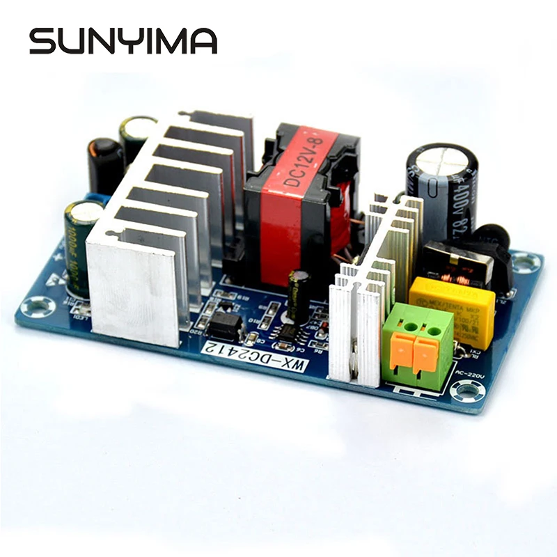 SUNYIMA 1 шт. AC 85 265V переменного тока в постоянный 12В 8A тока/постоянного 50/60 Гц