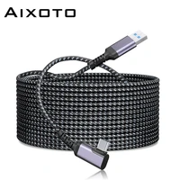 aixoto cable for oculus quest 2 link cable 5m for quest2 vr data transfer fast charge vr accessories usb 3 0 quick charge cables