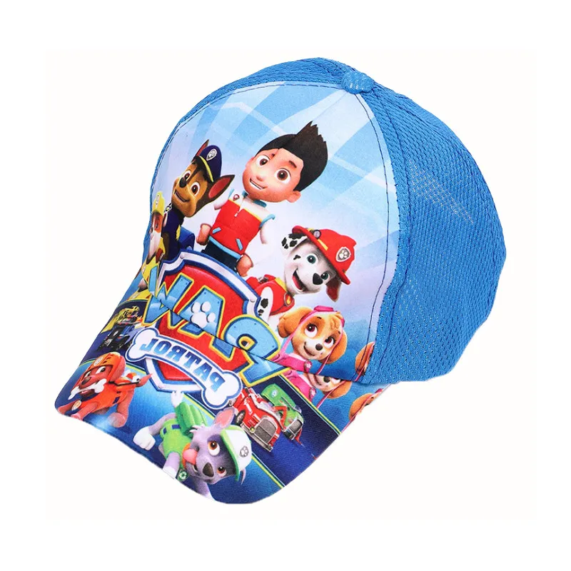 Paw Patrol мультфильм милые Удобные бейсболки Солнцезащитная сетка шляпа Детская