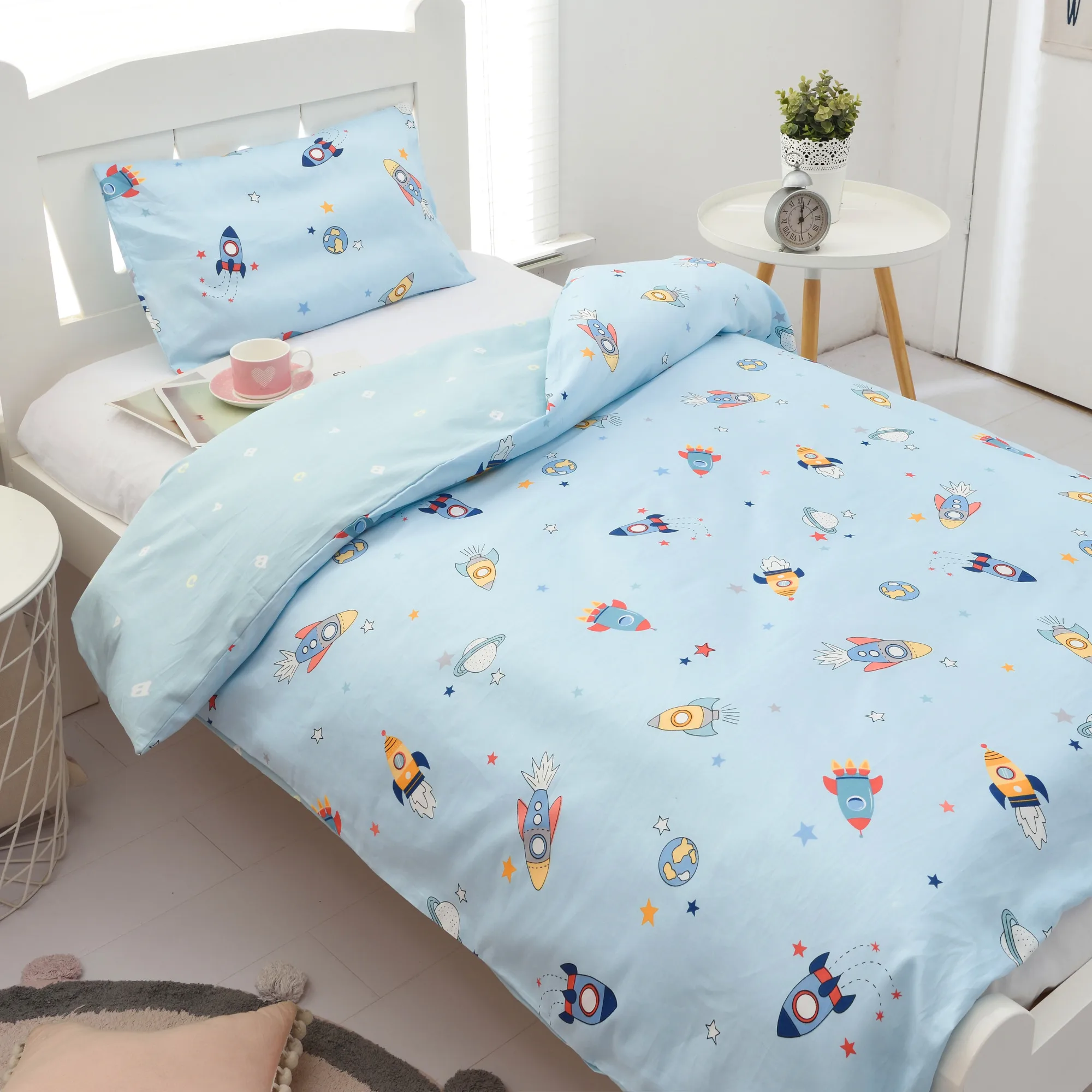 120x150 Детский комплект для детской кроватки из чистого хлопка