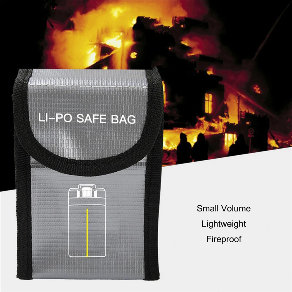 Взрывозащищенная защитная сумка для хранения батарей DJI Mavic Mini Drone Lipo аксессуары |