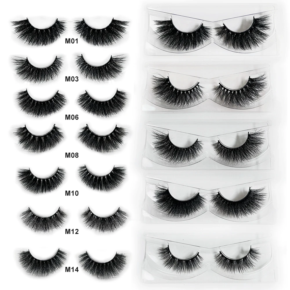 

Настоящие 3D норковые ресницы оптом, искусственные ресницы для наращивания, многоразовые натуральные 20 мм Полная Полоса, накладные ресницы, ...