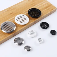stainless steel air holes black ventilation breathable mesh cover cabinets wardrobe furniture vent ventilation network 10pcs