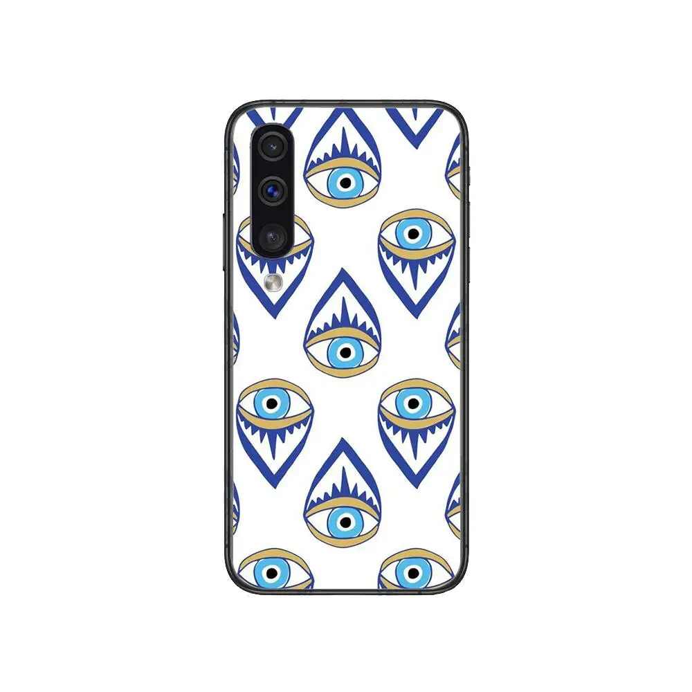 

Blue Eyed Demon Eye Phone cover hull For SamSung Galaxy S 8 9 10 20 21 S30 Plus Edge E S20fe 5G Lite Ultra black soft
