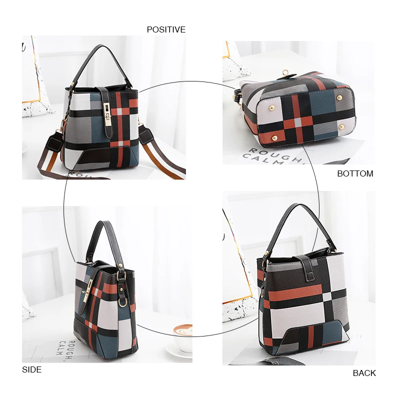 HJPHOEBAG роскошное ведро женская сумка на ремне для девушек популярная через плечо