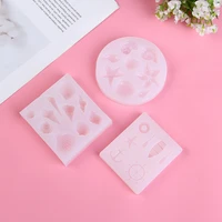 diy ocean wind starfish shell boat silicone mold cake decoration mold fondant mold soft and easy to demold making fondant