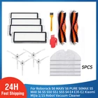 Аксессуары для пылесоса Xiaomi Roborock S5 Max, S6, S50, S51, S55, HEPA фильтр, боковая щетка, основная щетка, тряпки для швабры