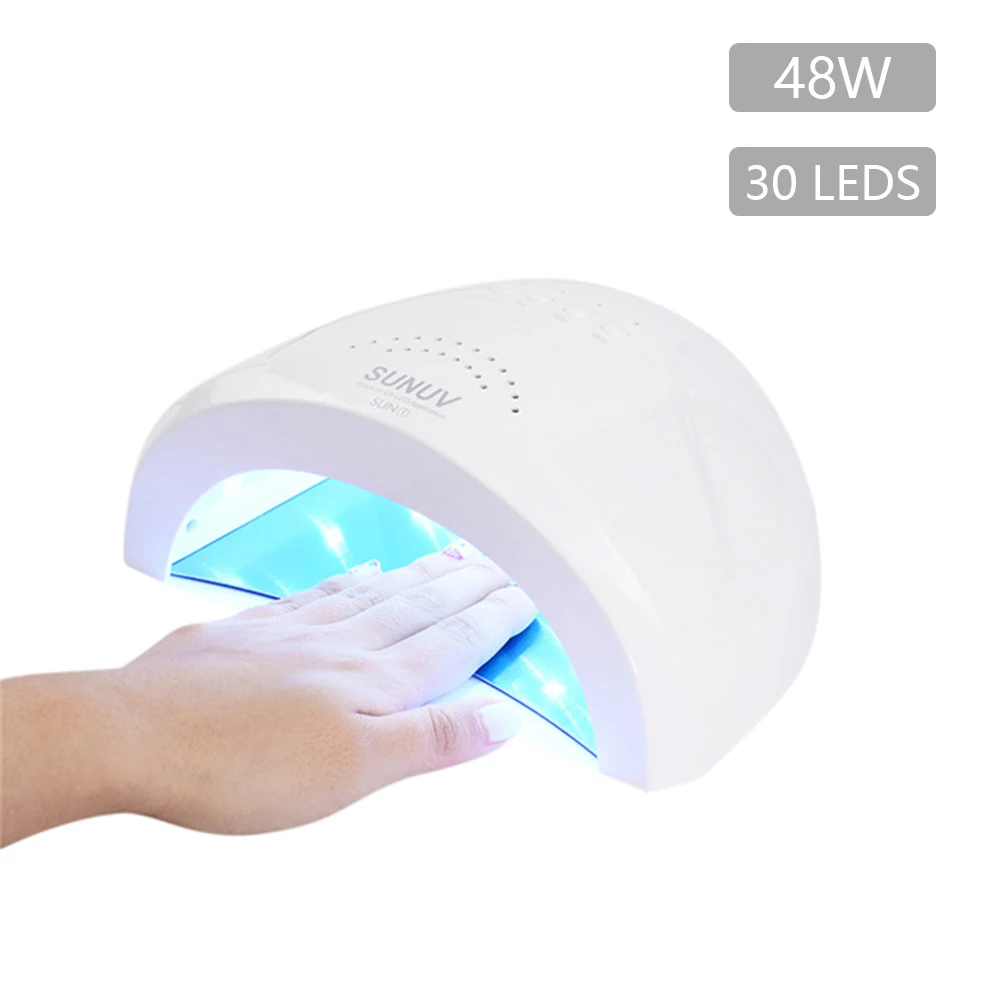 Лампа SUNUV 48 Вт лампа для ногтей Сушилка УФ светодиодный светильник белого цвета