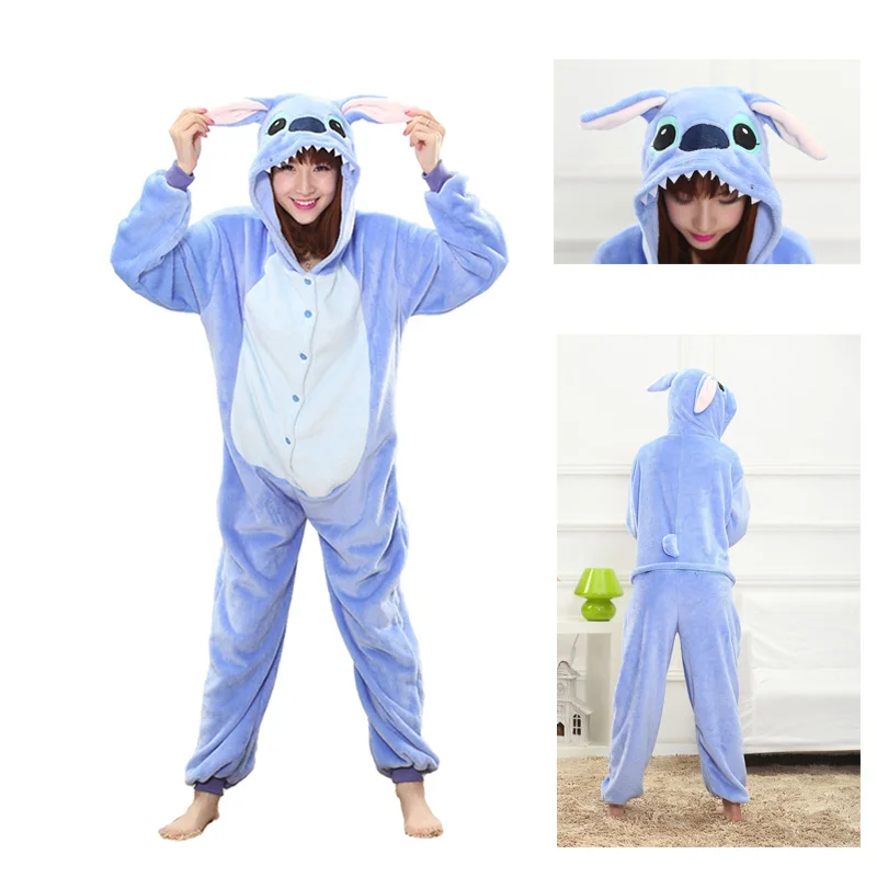 2019 Унисекс Взрослые животные кигуруми зима единорог пижамы наборы мультфильм