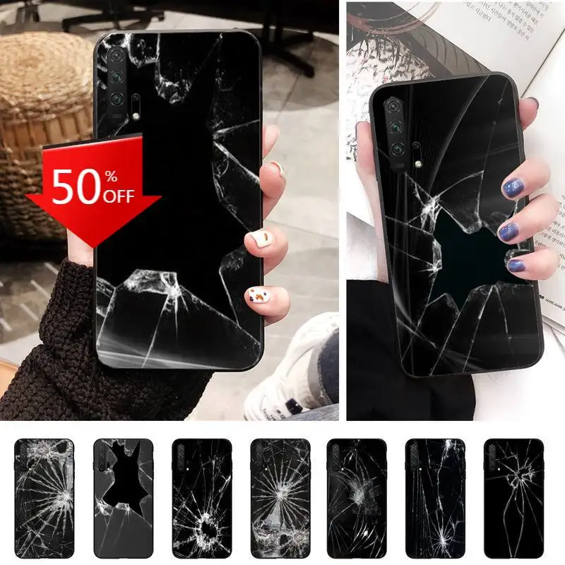 Перелом силиконовый чехол для задней панели мобильного телефона Huawei Honor8/9/10/20 Вт 30