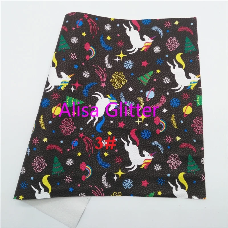 1 шт. искусственная кожа с принтом единорога 21 х29 см | Дом и сад