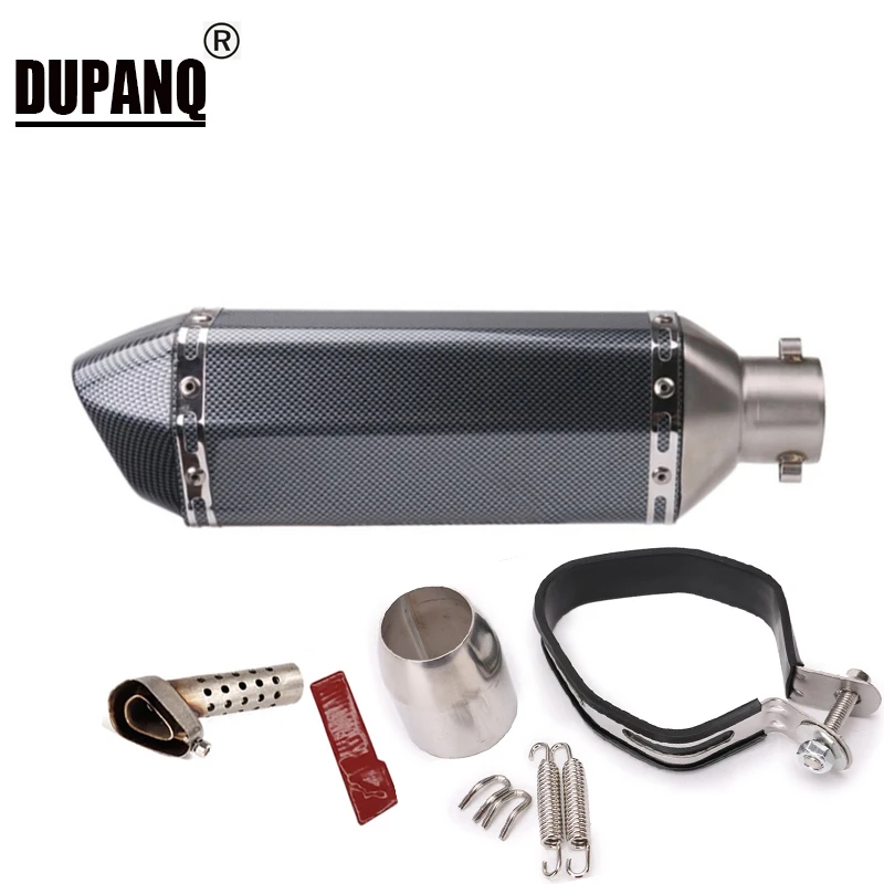 

DUPANQ Universal 51mm Motorcycle Exhaust Modify Motocross DB Killer Muffler for FZ6 CBR250 CB600 MT07 ATV Dirt Pit Bike Scooter