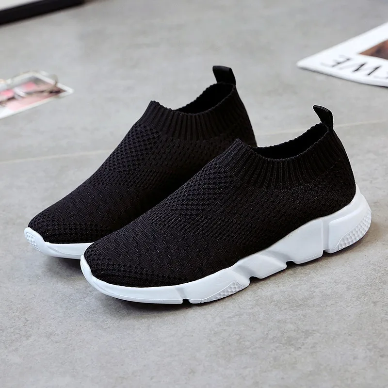 2021 New Women's Shoes Fashion Sneakers Loafers Woman Casual Shoes Air Mesh Slip-on Spring Autumn Plus Size Best Sellers Style