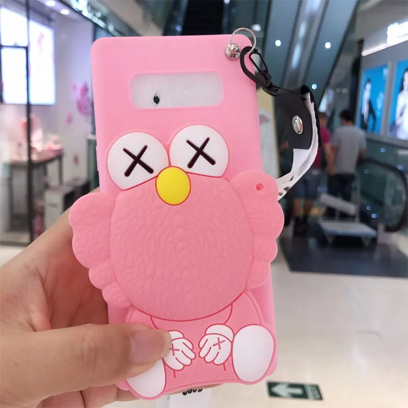 PinkBaoli Pink Мягкий силиконовый чехол с 3D кошельком из мультфильма «сделай сам» корпус для Huawei P10 Plus P9 Lite mini P8 Lite - Цвет: PinkBaoli Pink