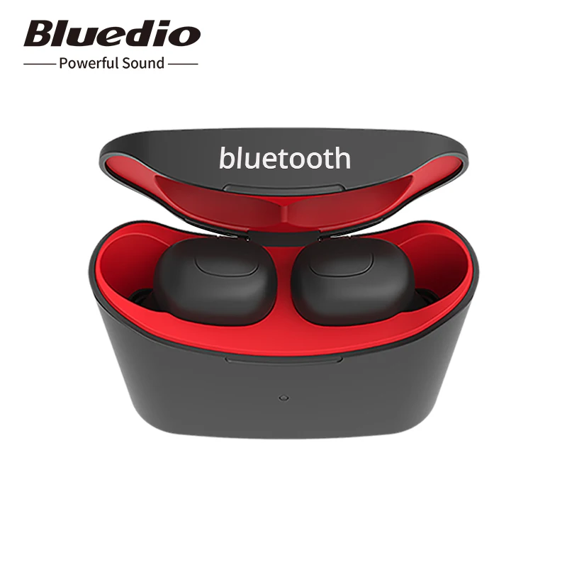 Bluetooth наушники Bluedio T elf TWS Спортивная беспроводная гарнитура с зарядным