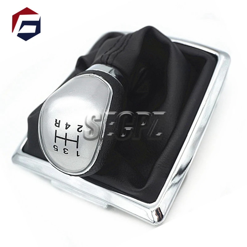 Ручка переключения передач 5/6 скорости с кожаным чехлом для ford focus 2 2005 2011 c max kuga