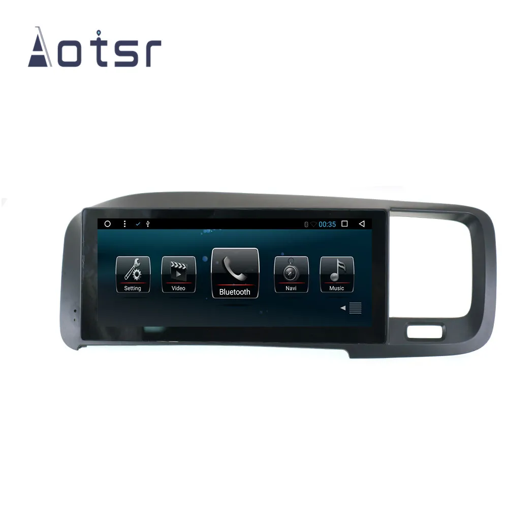 Android 10 без автомобильного dvd плеера GPS навигация для Volvo S60/V60 2011 2017 автомобильный