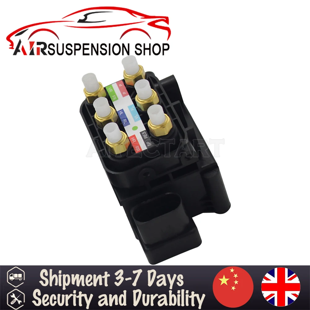 

For Audi Q7 VW VolkswageTouareg Porsche Cayenne955 958 Air Suspension Compressor Pump Solenoid Valve Block 7L0698014 95535890104