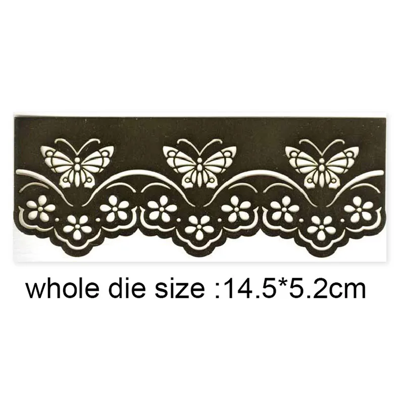 

Flower Butterfly Cutting Dies Metal Dies Layer Lace Edge Die Scrapbooking Album Card Making Embossing Stencil Diecuts Decor