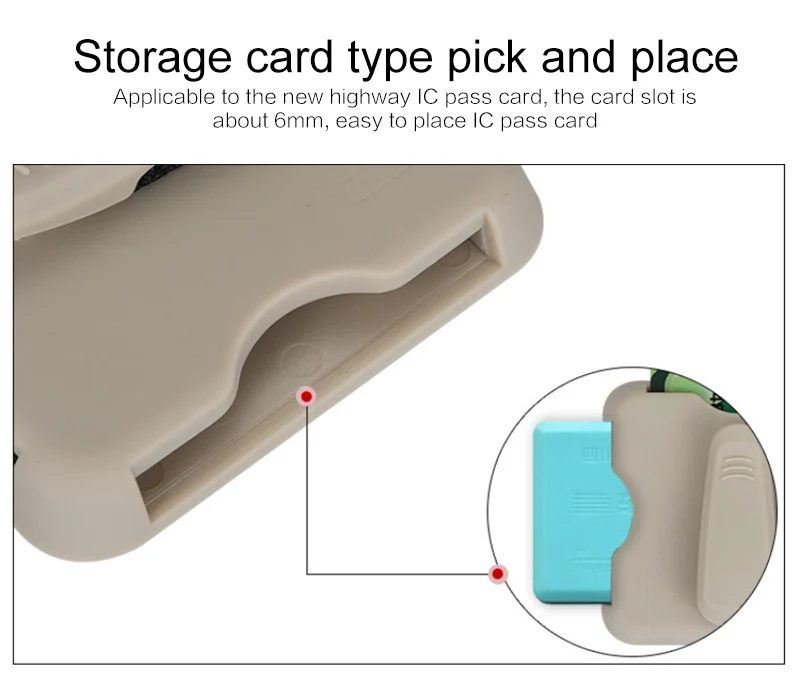 

Universal Car Auto Visor Organizer Holder ABS Case For Card Glasses Car Accessories Sun Visor Organizador Car-Styling