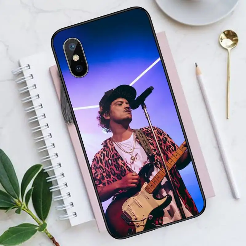 

Bruno Mars American male singer Phone Case for iPhone 11 12 mini pro XS MAX 8 7 6 6S Plus X 5S SE 2020 XR Luxury shell funda