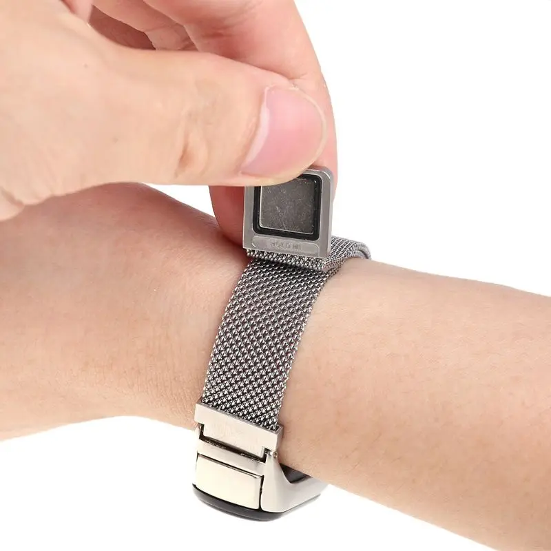 Магнитный металлический браслет из нержавеющей стали ремешок для Xiaomi Mi 4