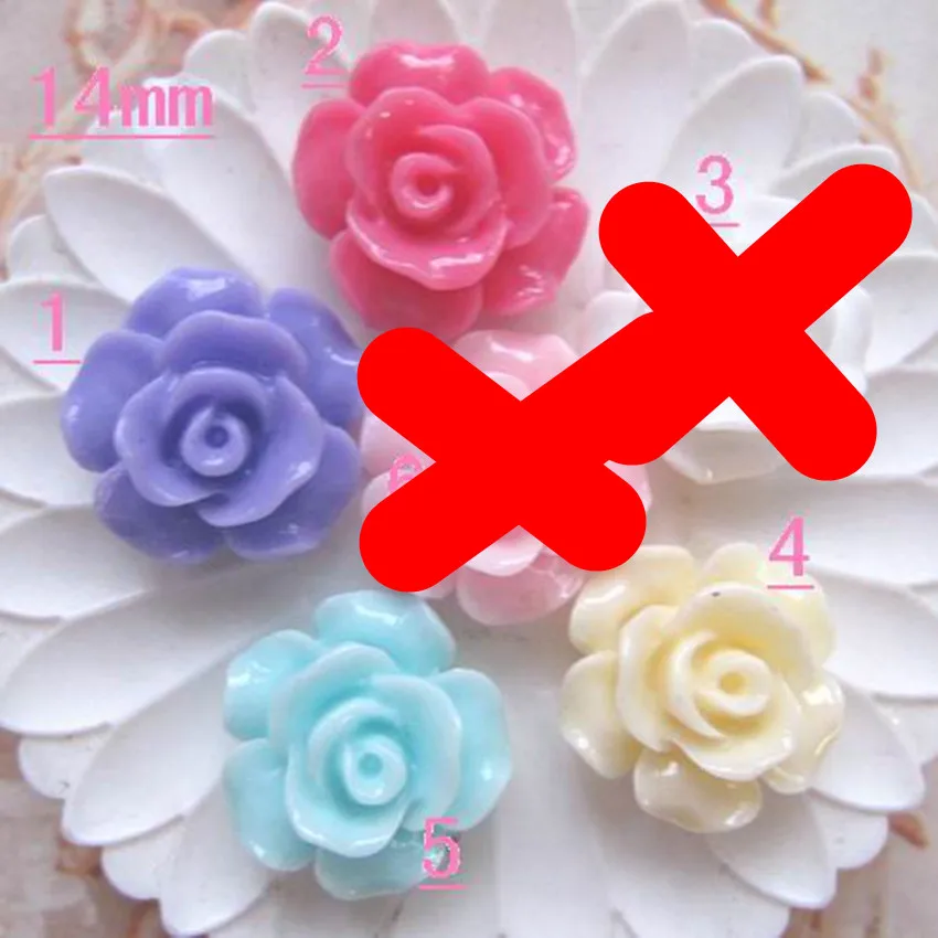 Для украшения сделай сам 50 шт. смешанные 14 мм популярные с плоским основанием