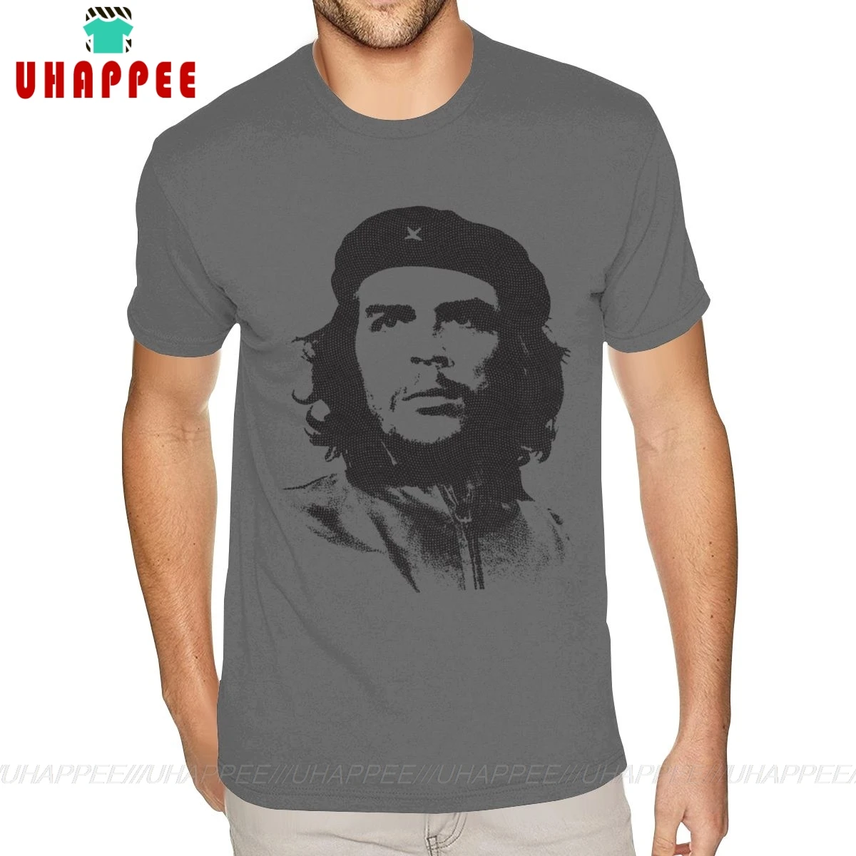 Short Sleeves Round Collar Organnic Cotton Che Guevara T-Shirt Compatible Teenage S Shirt