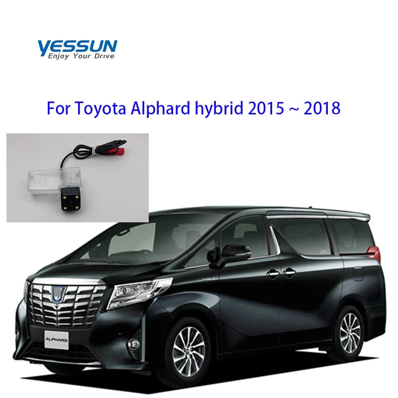Камера заднего вида Yessun для Toyota Alphard hybrid 2015 ~ 2018 Автомобильная камера парковочная