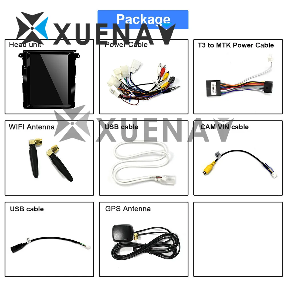 

XUENAV 10.4" Car Radio ertical Screen 2 Din Android for Subaru Forester 2018 2019 GPS Navigation Multimedia Player