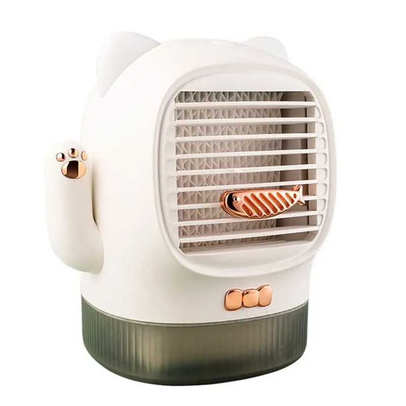 

Mini Portable Lucky Cat Cool Fan Desktop USB Small Cooling Fan Summer Air Cooler 27RB