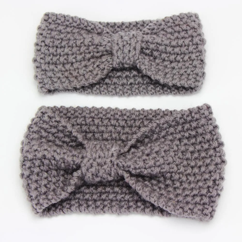 Модный стильный комплект для родителей и детей: Детская вязаная шерстяная