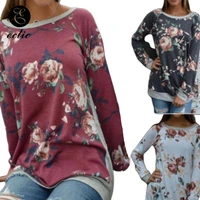 print patchwork womens hoodie poleron mujer 2021 tie dye sweatshirt floral long sleeve tunic hoodie harajuku oversized clothes
