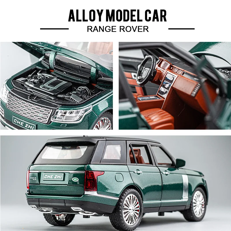 1:24 Land Rover Range Модель автомобиля Suv имитация звука светильник коллекция