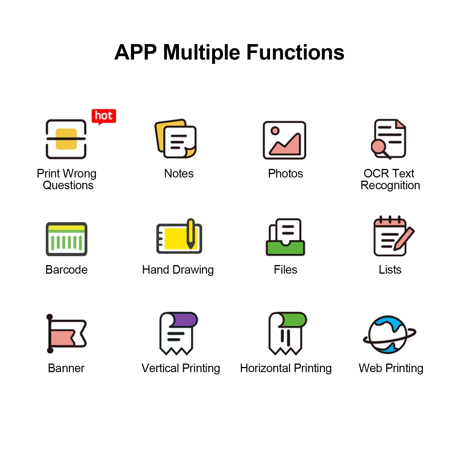 

Poooli L1 Label Printer Pocket Thermal Photo Printer Portable BT Wireless Receipt Label Sticker Maker for Android iOS Smartphone