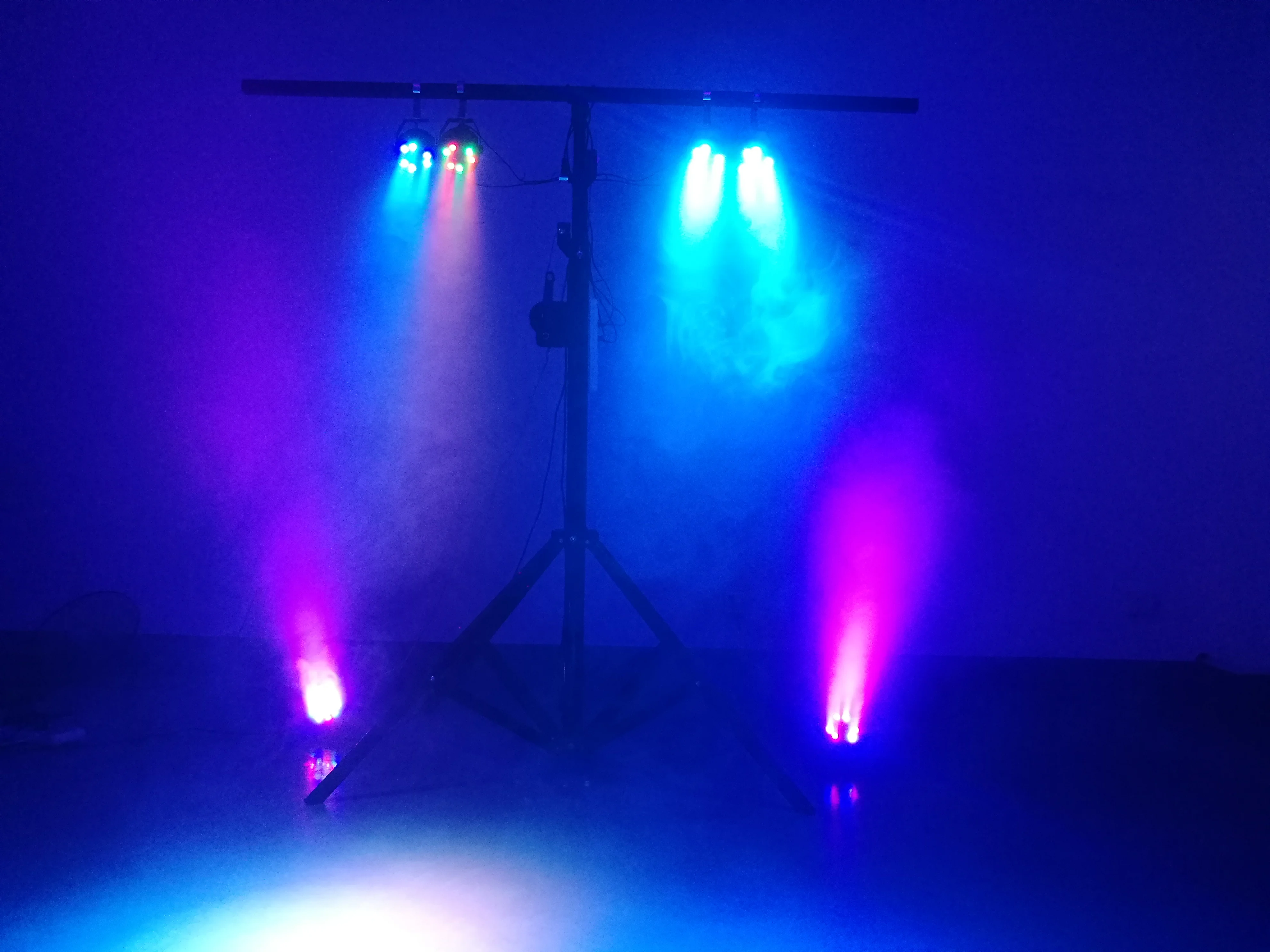 Светодиодный плоский цветной мини-проектор Par 12x3 Вт RGBW диско-лампа для диджея