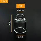 Прозрачная пирекс сварочная короткая газовая линза стеклянная чашка #5 для Tig WP-171826 фонарь