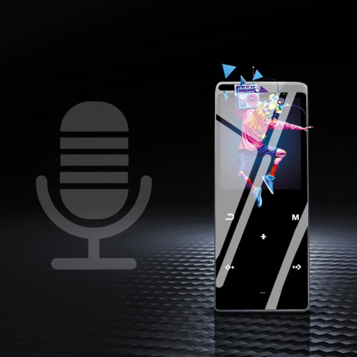 SOONHUA мини MP3 плеер Портативный BT музыкальный сенсорный экран Аудио видео плееры 16