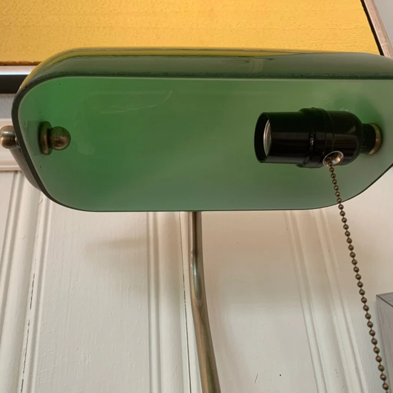 

Green color GLASS BANKER LAMP COVER/Bankers Lamp Glass Shade lampshade