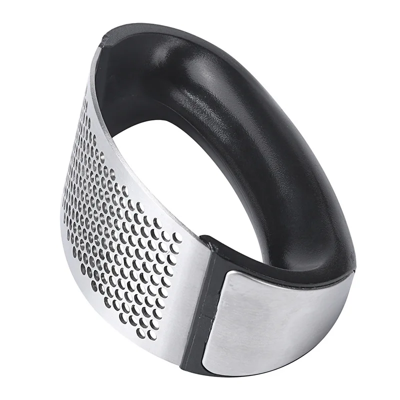 

1pc Stainless Steel Garlic Press Rocker Manual Garlic Mincer Crusher Curve Fruit Vegetable Chopper Kitchen Cuisine Tools Gadgets