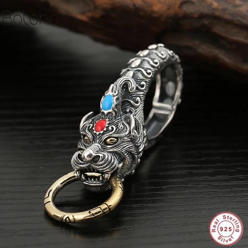 

Кулон в виде храбрых воинов для женщин и мужчин, из серебра 925 пробы