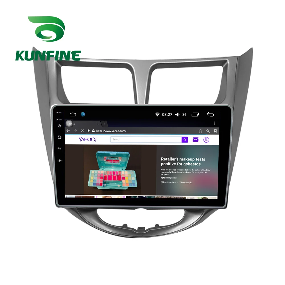 Octa Core 1024*600 Android10.0 автомобильный DVD GPS навигатор проигрыватель Deckless стерео для Hyundai