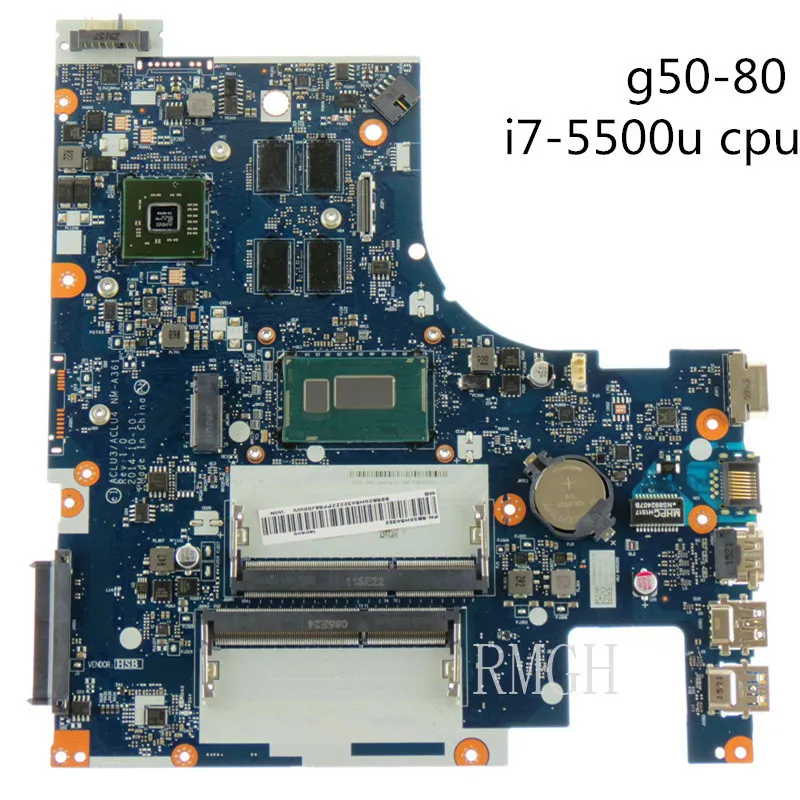 

laptop motherboard FOR Lenovo g50-80 card i7-5500u CPU nm-a361 motherboard 100% free
