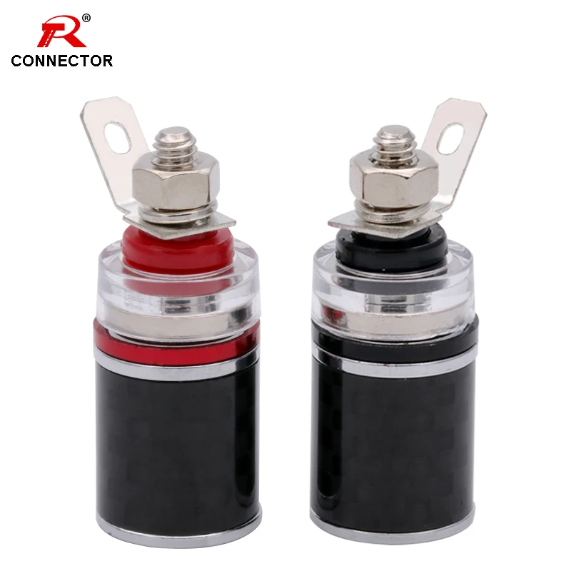 1 пара переплетных клемм HIFI хромированный Чистая медь для шасси усилителя