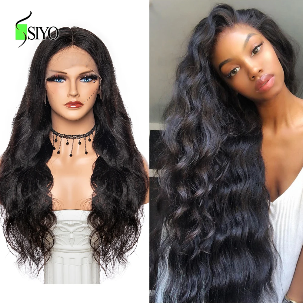 

Siyo Medium Brown Body Wave Lace Closure Human Hair Pre Plucked 13x1/ 4x1 Brazilian Natural Color With Baby HairRemy Princess