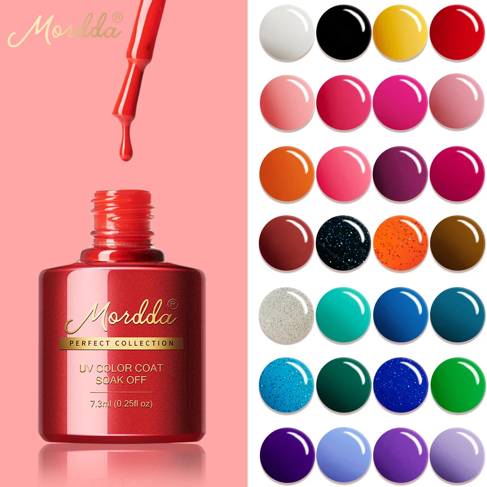 MORDDA светодиодный лак для ногтей 120 цветов Гель самостоятельного творчества