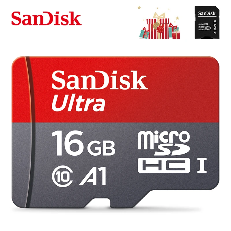 

Sandisk class10 memory card 64GB micro sd card16GB Max 98Mb/s 128GB 256GB tarjeta microsd 32g A1 mini TF card with Free adapter