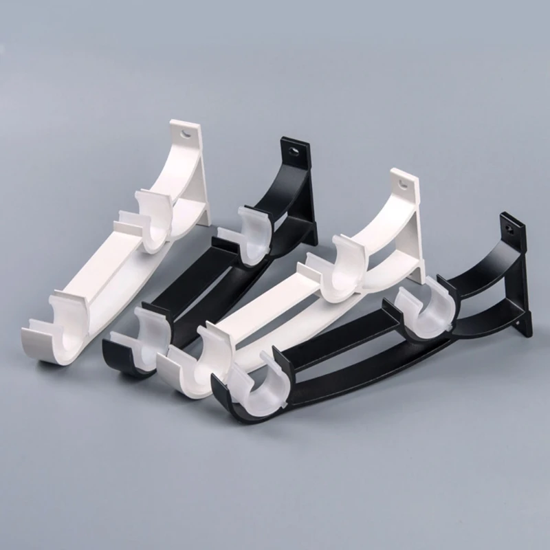 

1 шт Двойная Шторы кронштейны штанги оконная фурнитура держатель домашний декор Mar-12