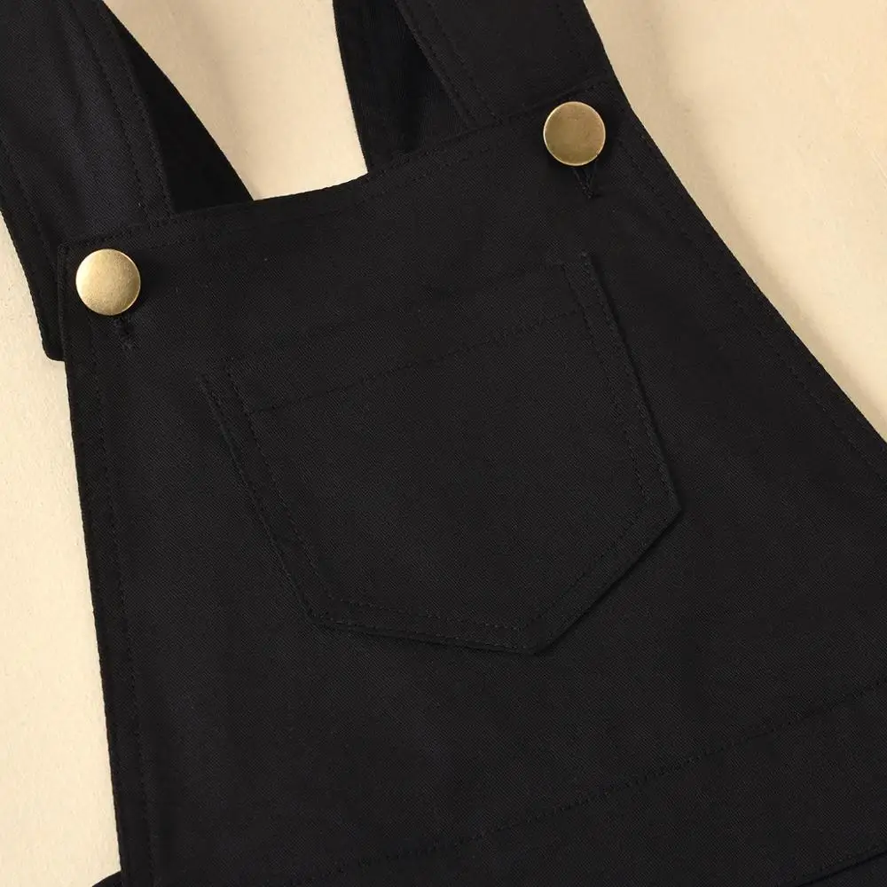 

2021 New Spring Summer Kids Girls Casual Overalls Fashion Baby Solid Button Pants Boys Cartoon Overalls Children Clothes