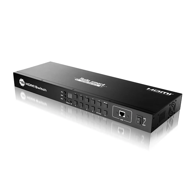 

Видеопереключатель hdmi с 16 портами hdmi 4k светодиодный ным дисплеем